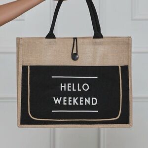 Weekend Canvas Tote